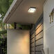 Box LED 5 inch Sand Black Outdoor Flush Mount